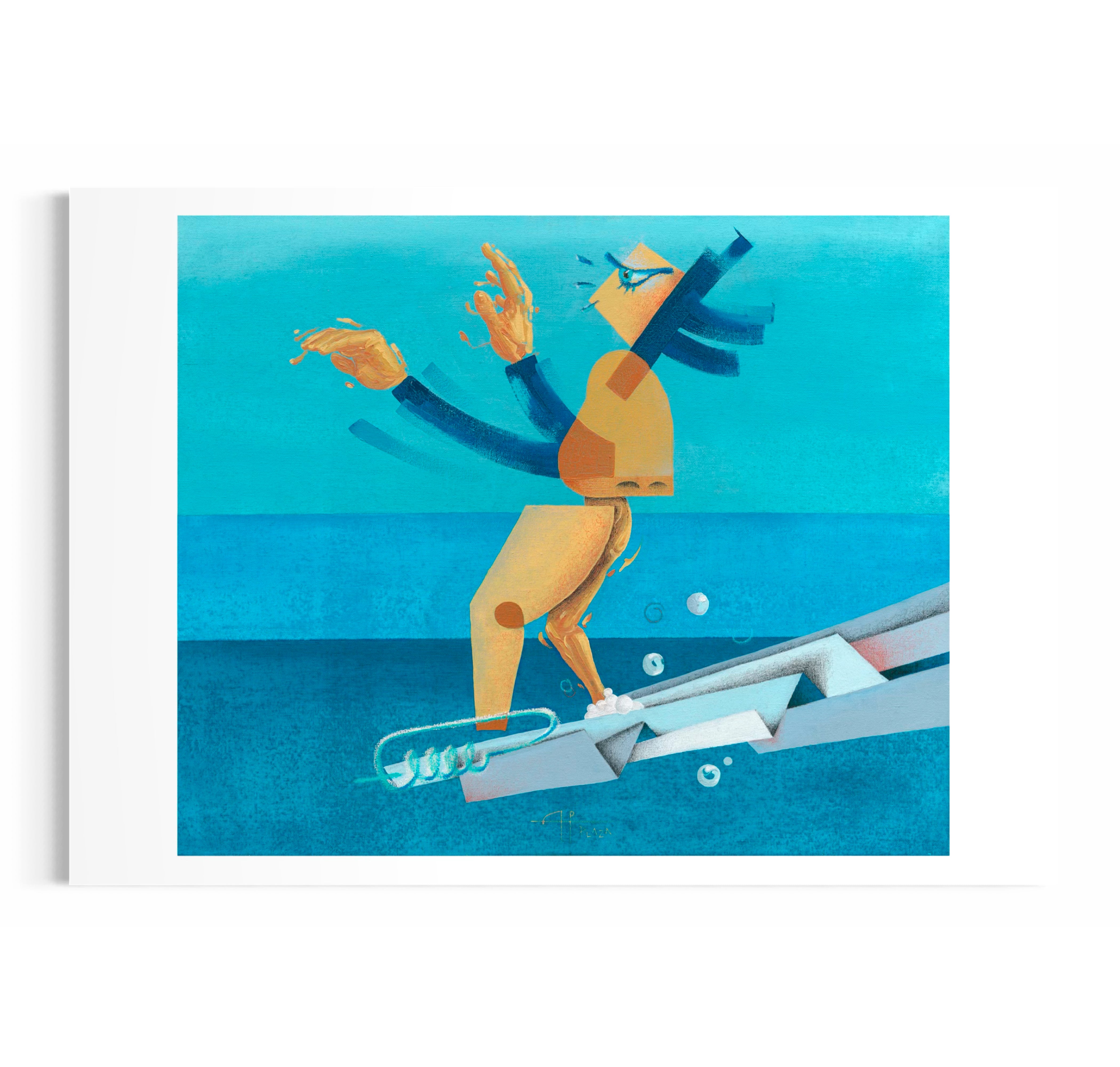 Nose Riding (2024) Paper Print
