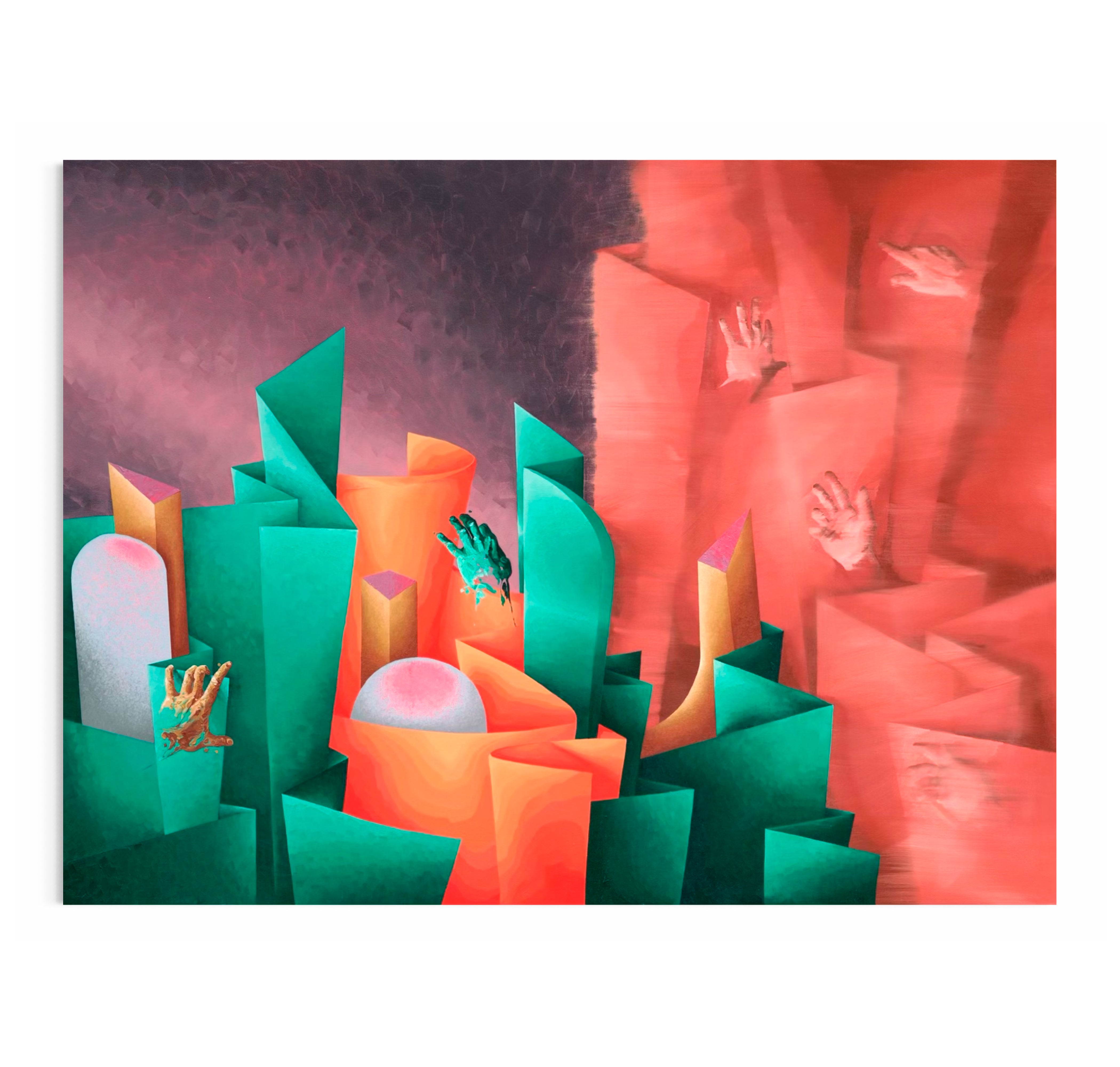 Manifesto of the Gesture (2025) Canvas Print