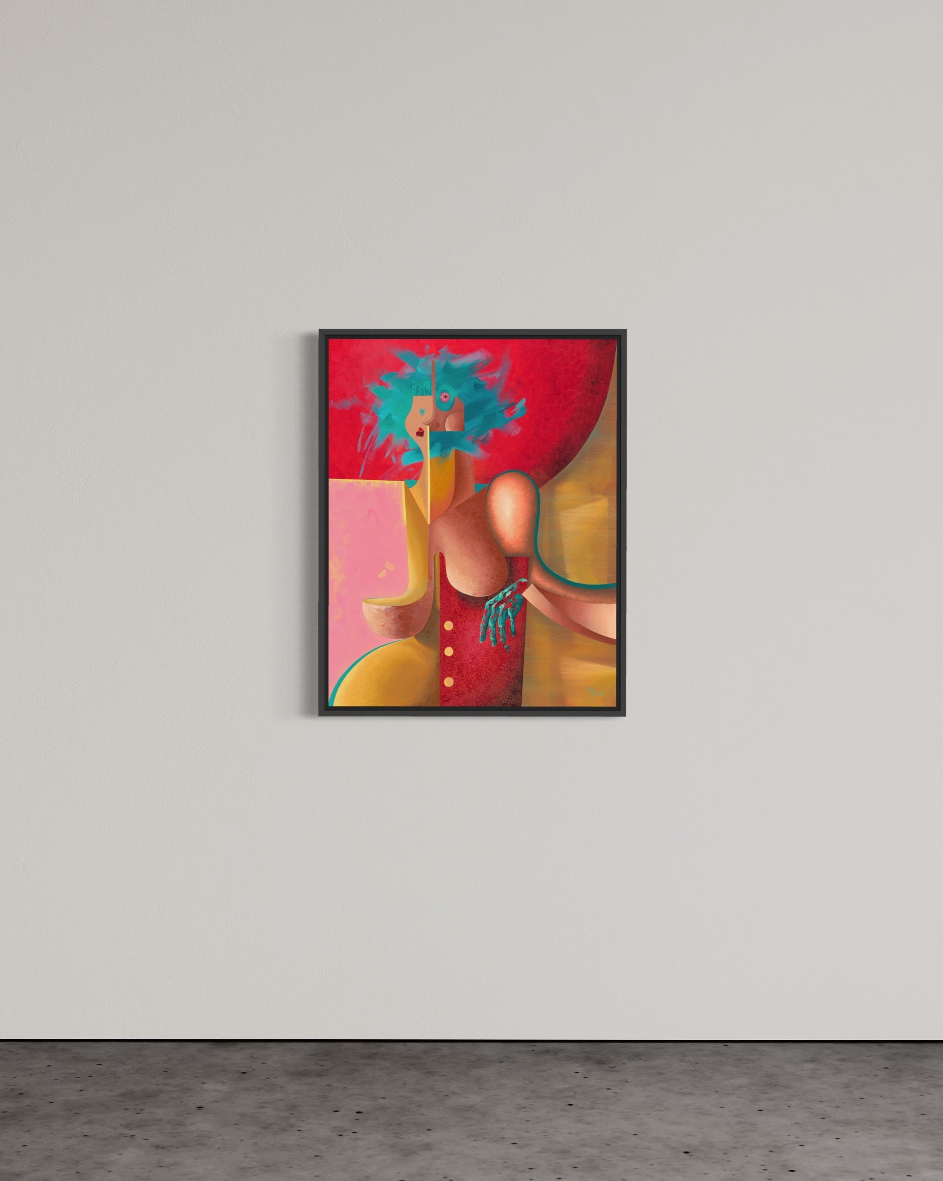 Behind the Veneer (2025) Canvas Print