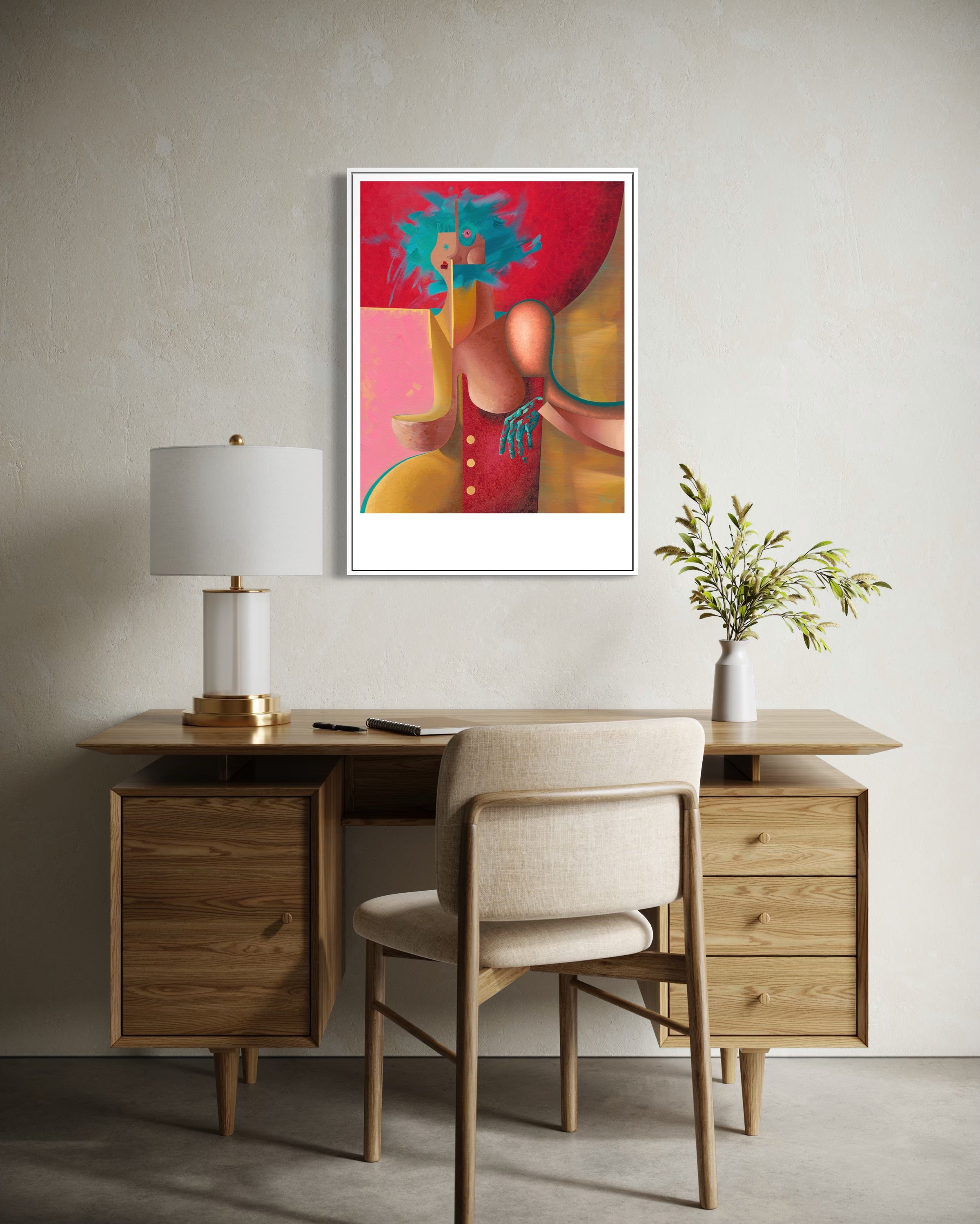 Behind the Veneer (2025) Paper Print
